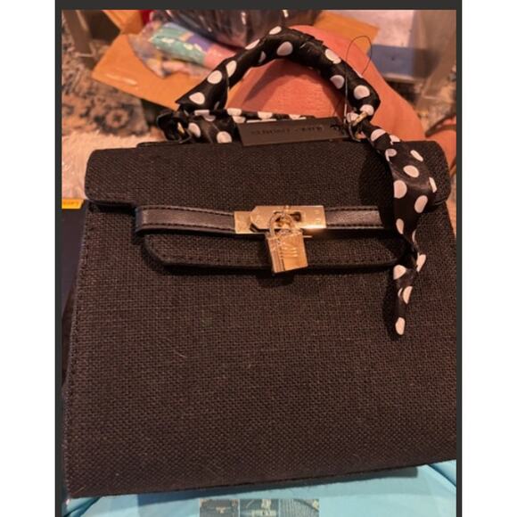 NWOT Kendall And Kylie Satchel - Black - Picture 2 of 4